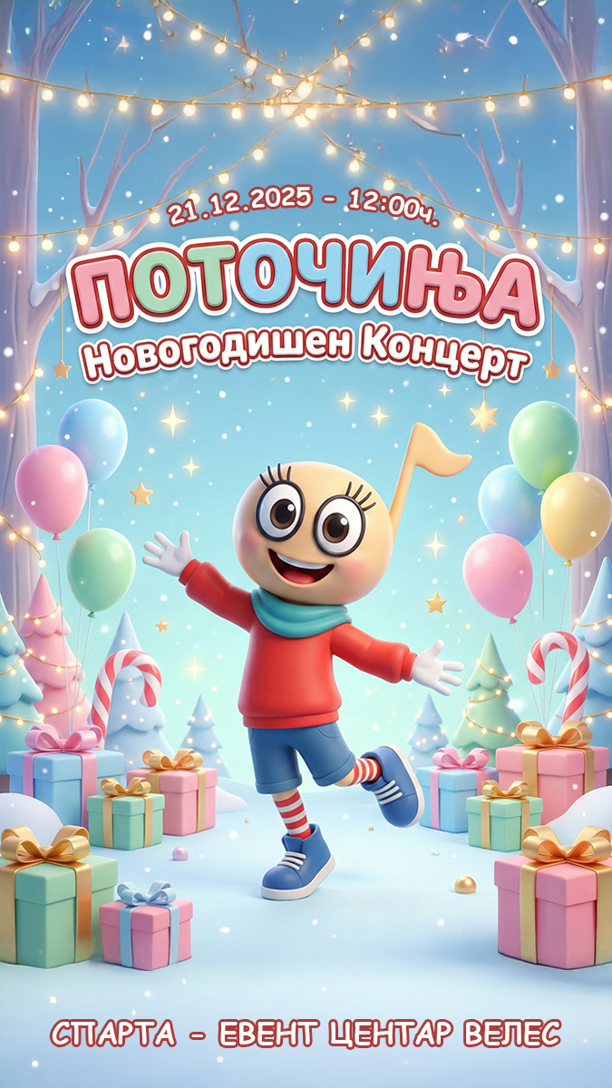 Поточиња – Новогодишен Концерт (21.12. - 12:00ч.)